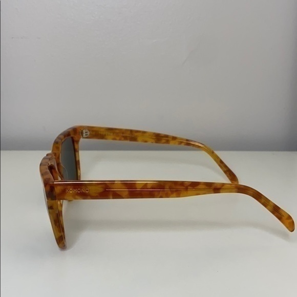 Komono Sunglasses NEW Riviera Caramel Demi brown orange tortoise main image 11